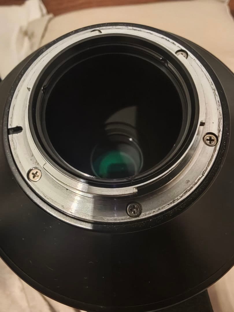 反射望遠レンズ　reflex nikkor 1000mm 1:11 革ケース付