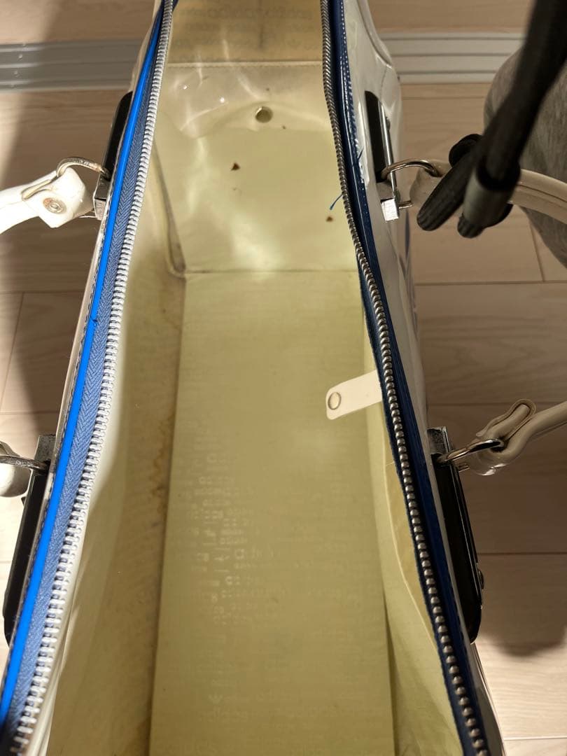 【私の店】adidas ボストンバッグ ホワイト/ブルー