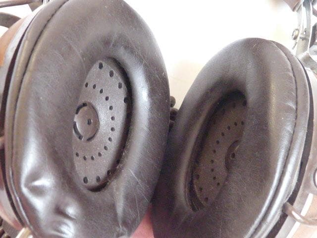 Pioneer SE-45 有線ヘッドホン ブラウンレザー　レトロ