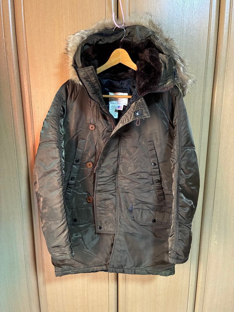 90sUSA製N-3Bゴールデンフリース・SPIEWAXモッズコート