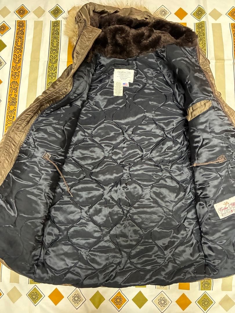 90sUSA製N-3Bゴールデンフリース・SPIEWAXモッズコート