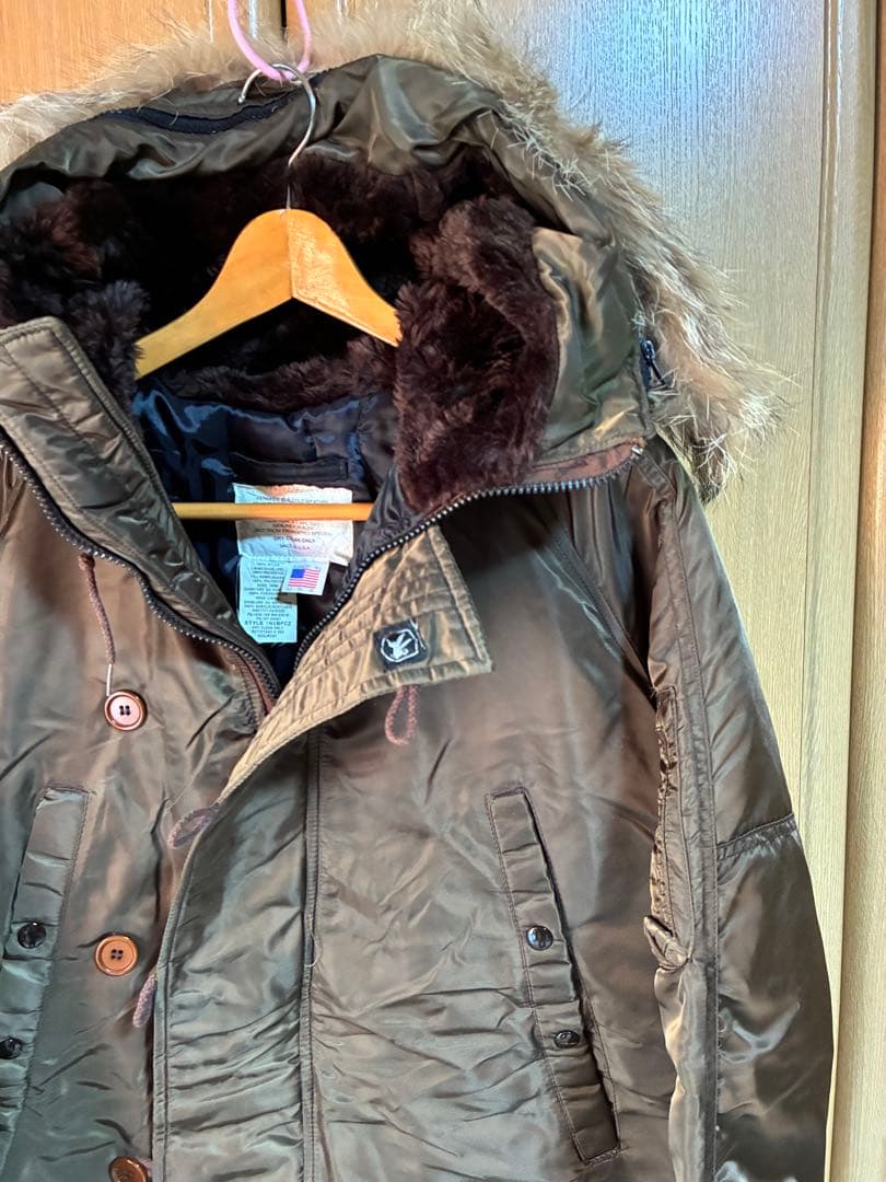 90sUSA製N-3Bゴールデンフリース・SPIEWAXモッズコート