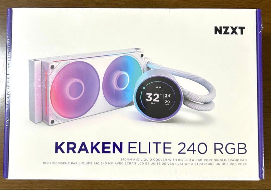 新品未開封 NZXT Kraken Elite 240 RGB v2 White