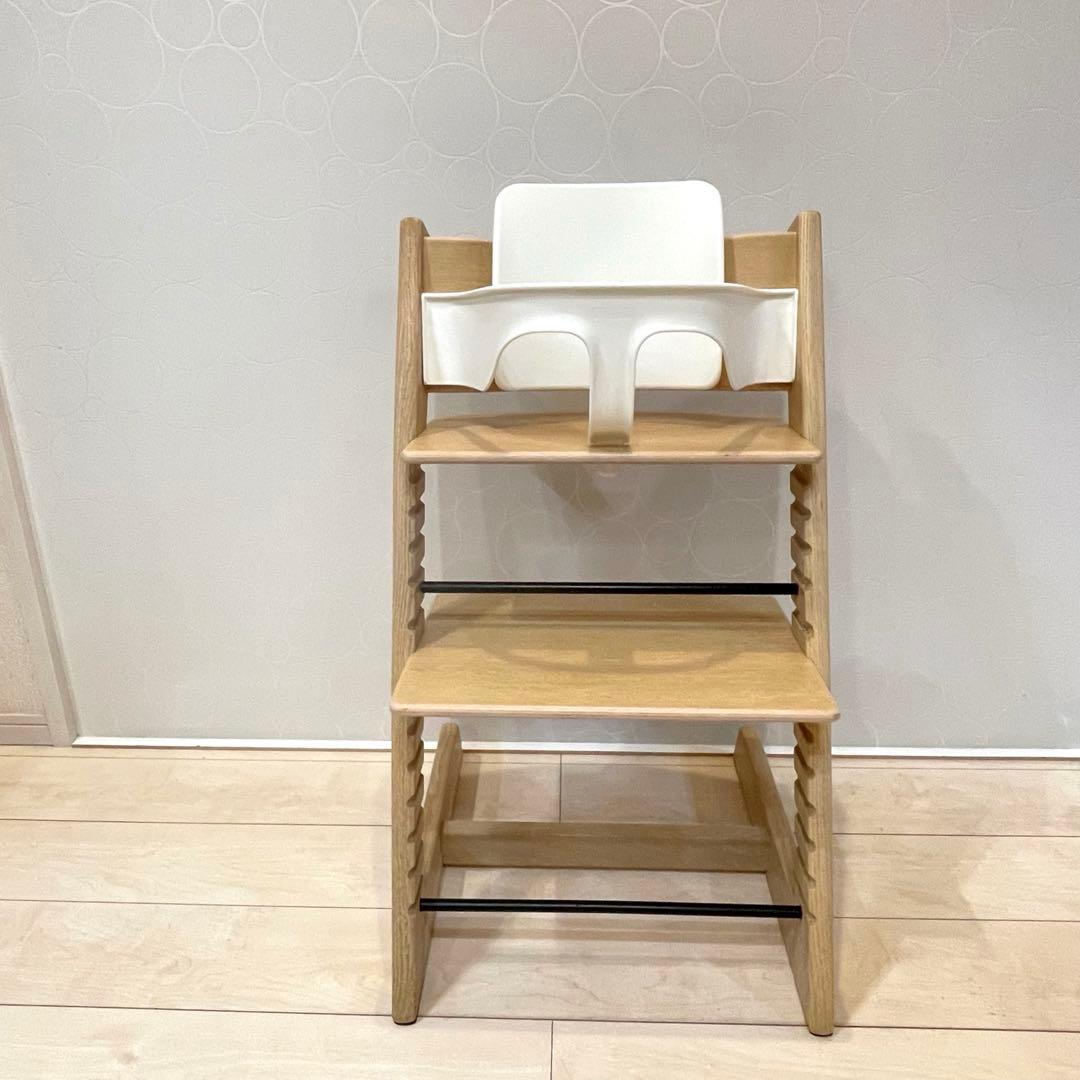 【美品】STOKKE ストッケ トリップトラップ ナチュラル ベビーセット付き