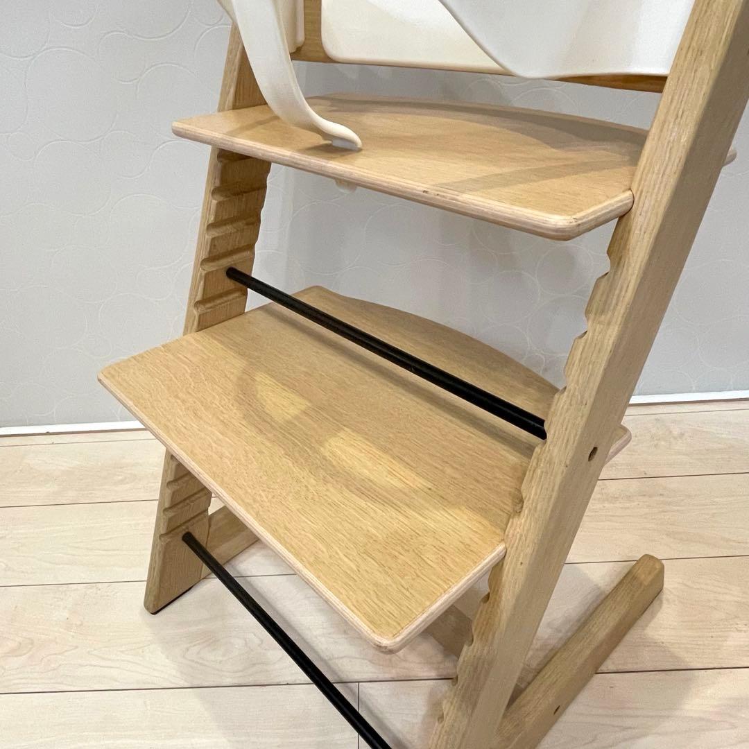【美品】STOKKE ストッケ トリップトラップ ナチュラル ベビーセット付き