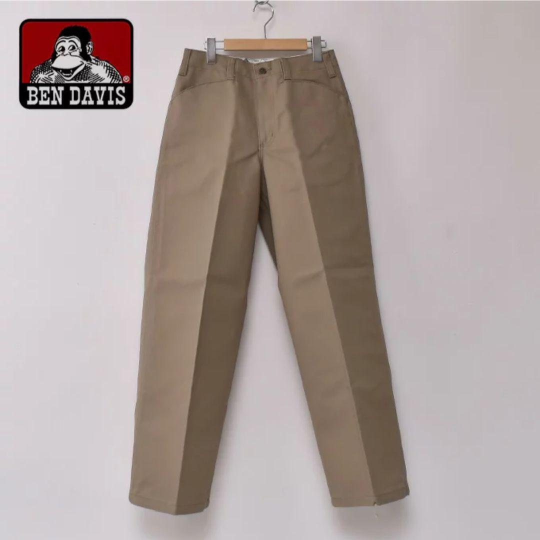 W32ベンデイビスbendavisゴリラカットカーキデニムワークパンツ