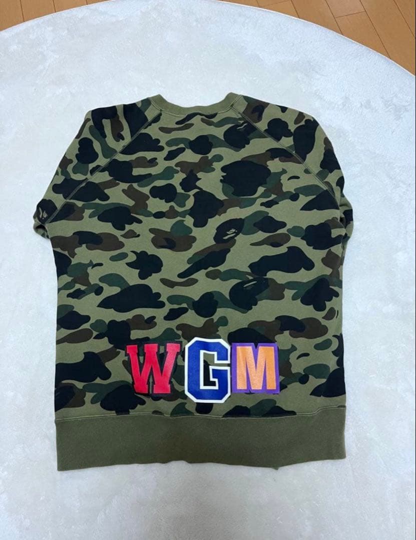 A Bathing Ape 迷彩シャークトレーナー サイズ1