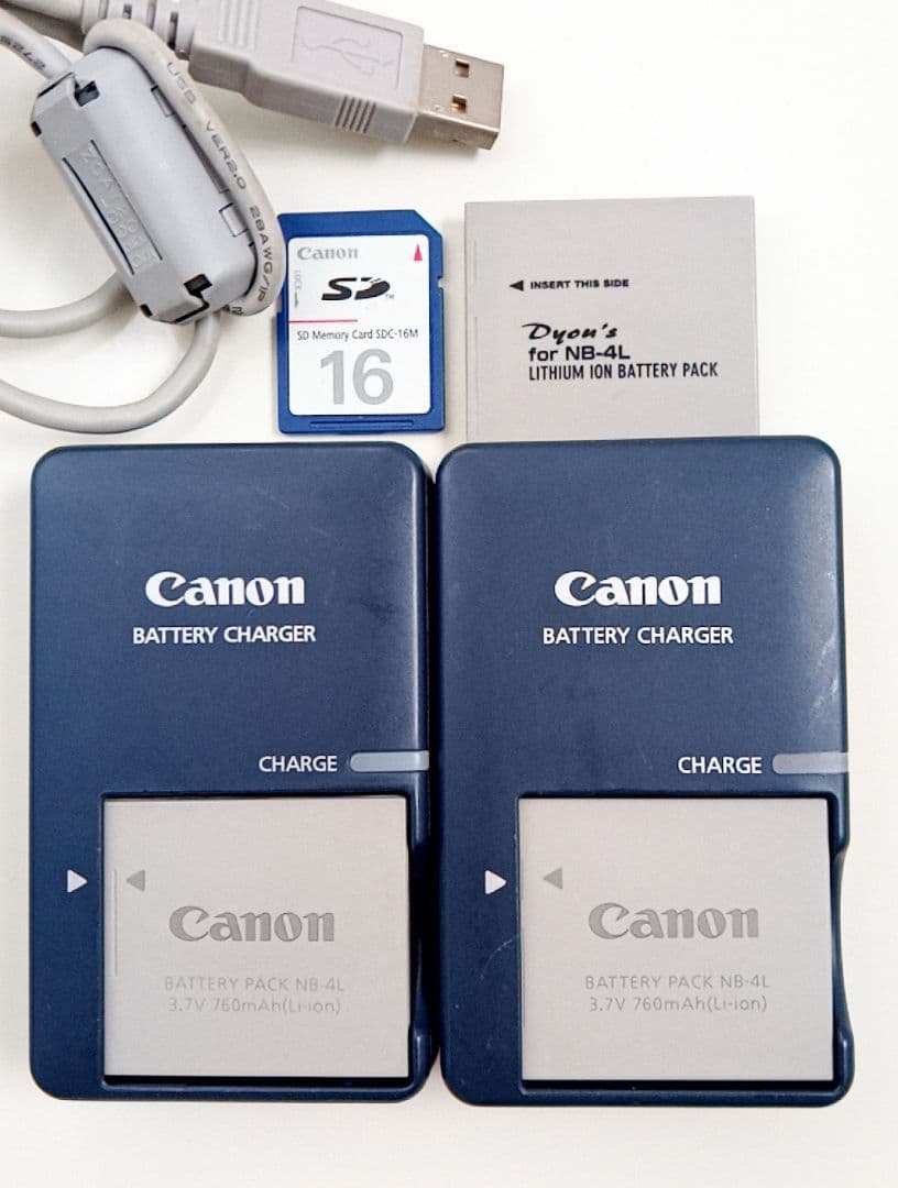 【動作品＋バッテリー3個】キヤノンIXY DIGITAL80コンパクトデジカメ