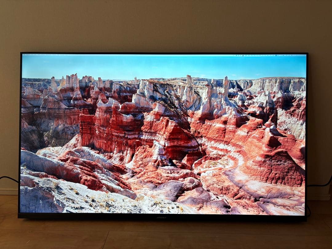 JAPANNEXT 液晶モニターJN-V55UHD-U 55インチ 4K