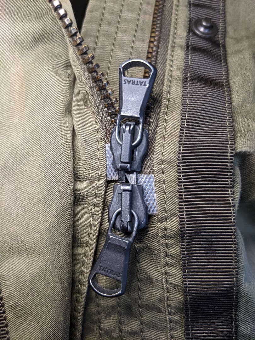 TATRAS モッズコート ミリタリー ダウンライナー 付き オリーブ