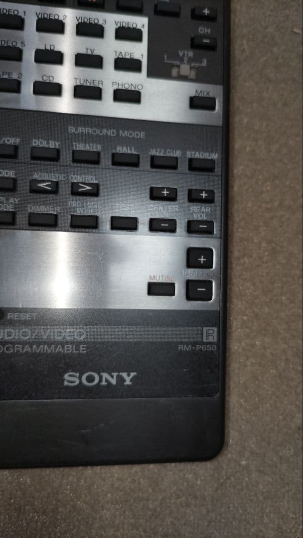 sony アンプ　ta-av670g　リモコン付属