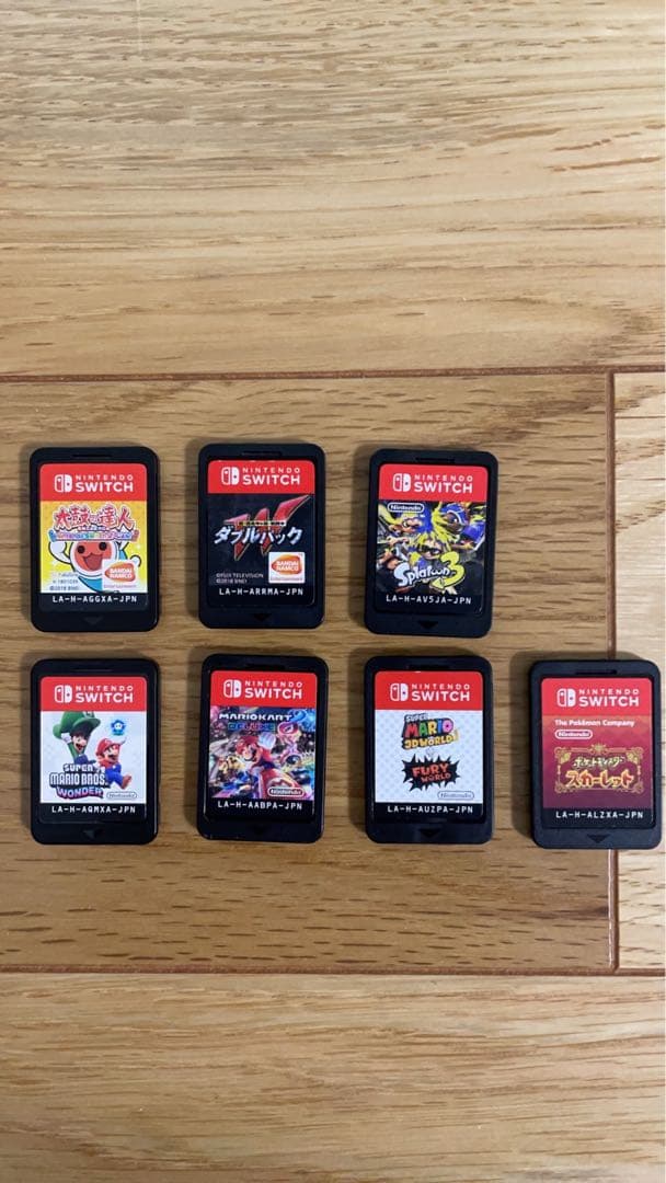 Switchカセットまとめ売り　カセットケースもあり