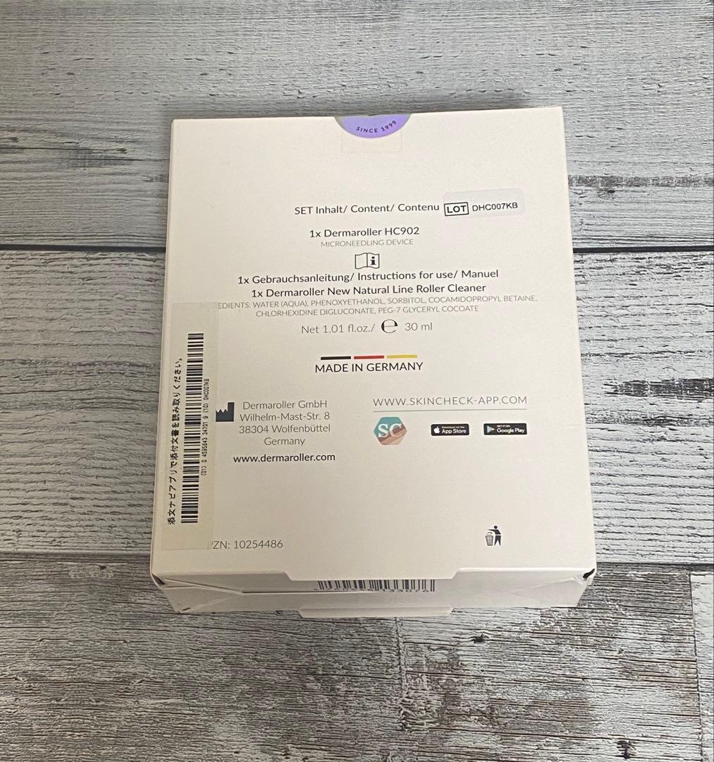 【正規品・未開封】ダーマローラー HC902 & クリーナー セット