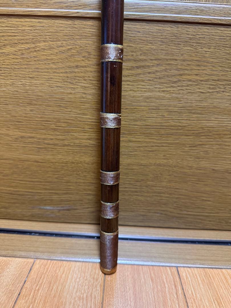 【特価】篠笛 眞風 古典調 5本調子 半総巻き 燻竹