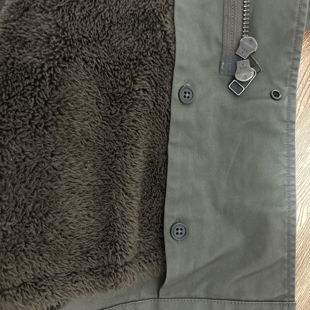 フレッドペリー モッズコート ユニオンジャック ライナー フリース ドローコード