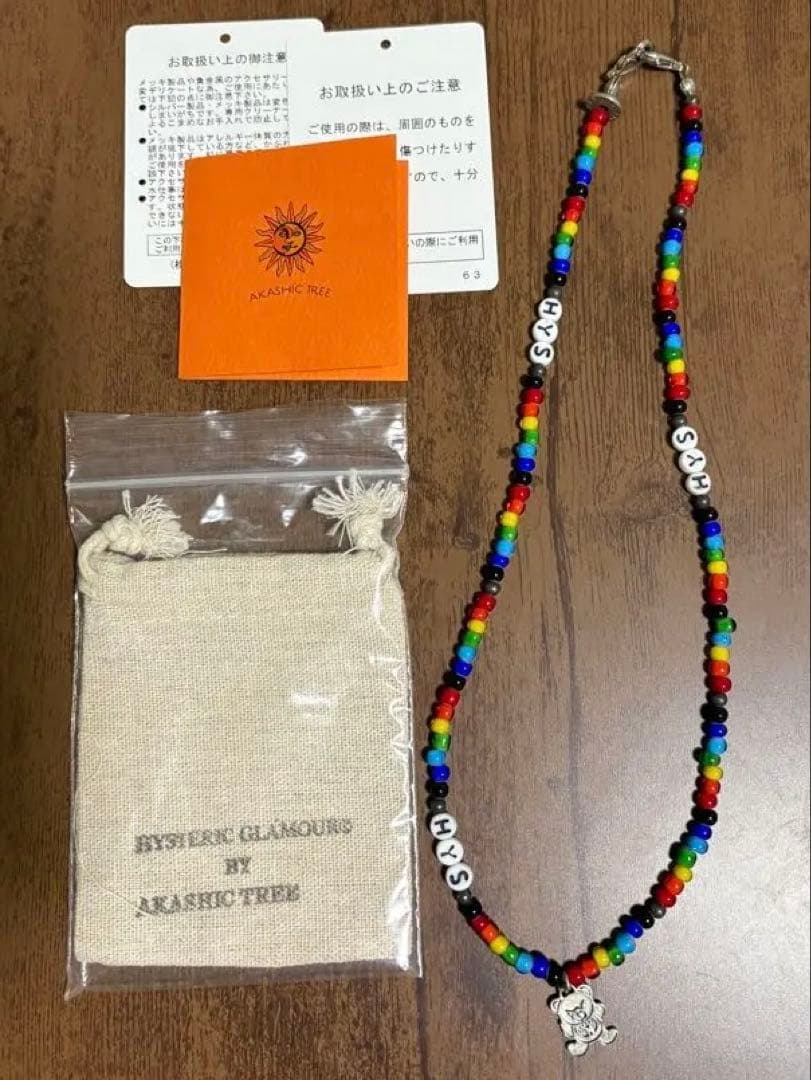 HYSTERIC GLAMOUR ビーズマルチネックレス