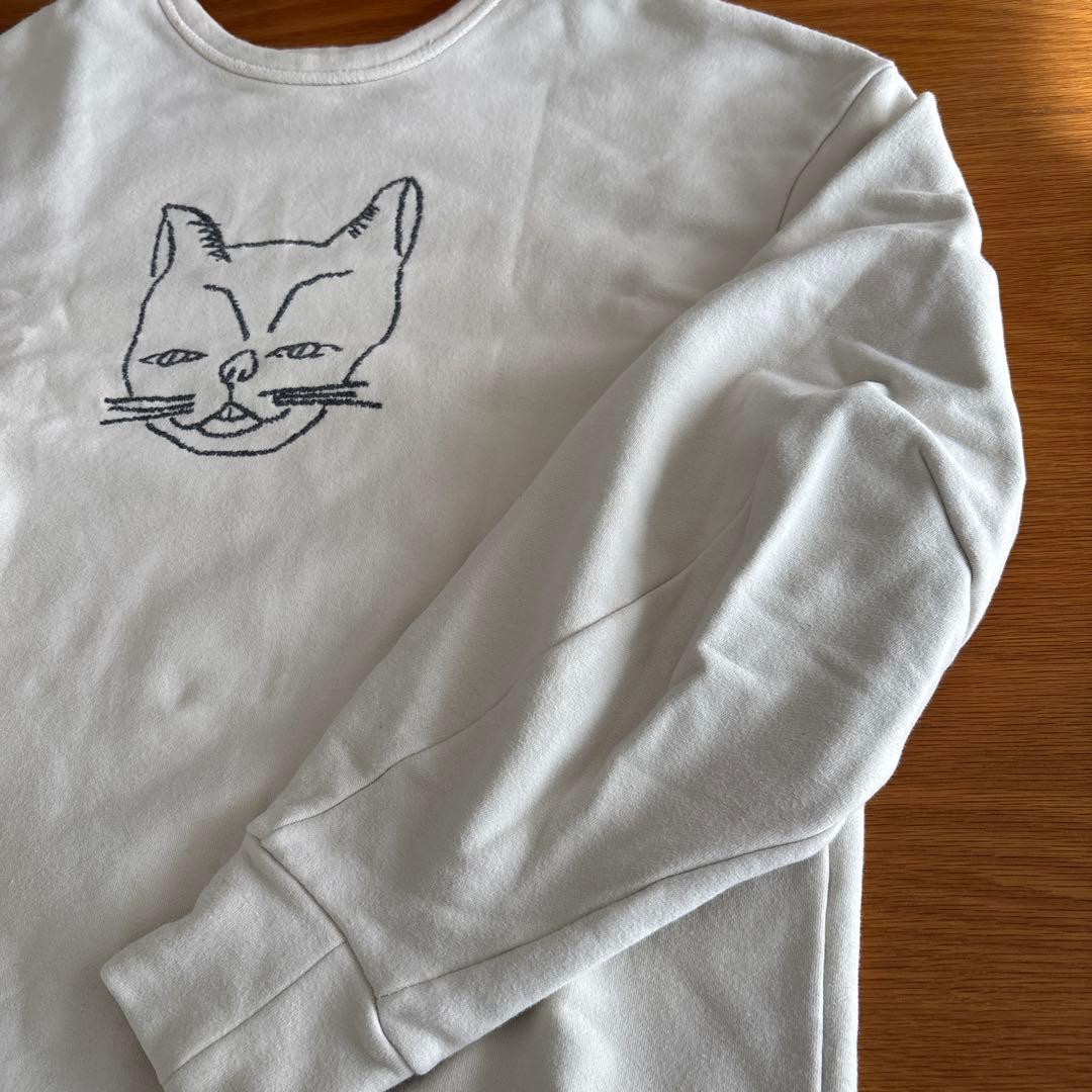 マシューミナペルホネン 猫刺繍 スウェット