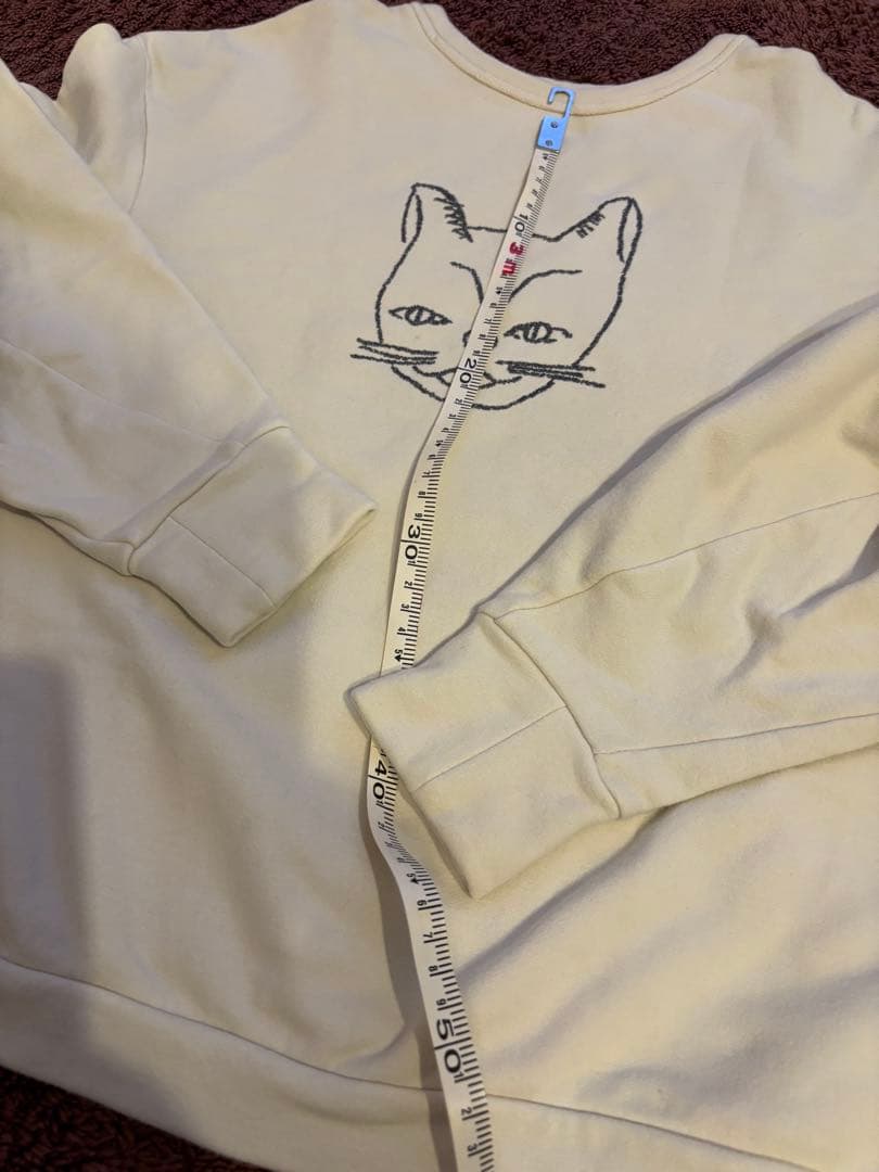 マシューミナペルホネン 猫刺繍 スウェット