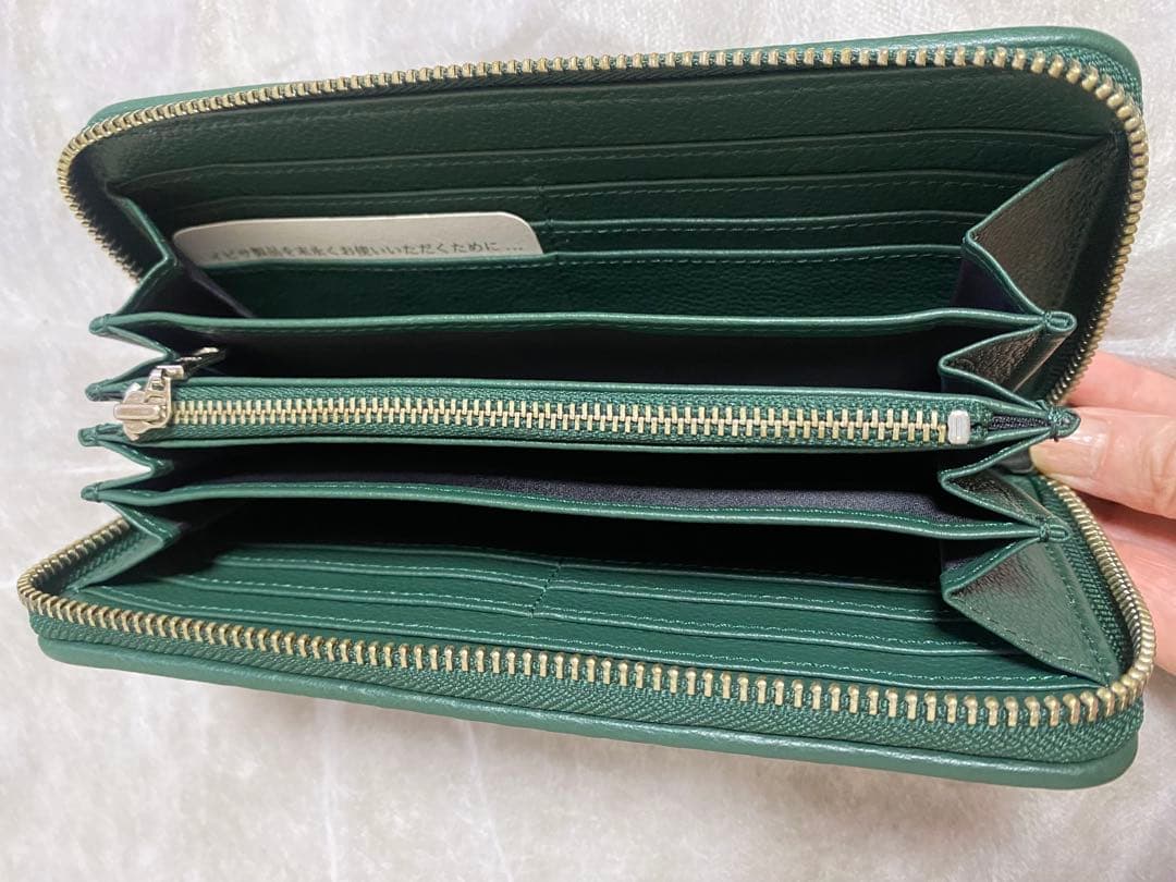 イビサ　MUNDO メッシュ長財布　ラウンドファスナー