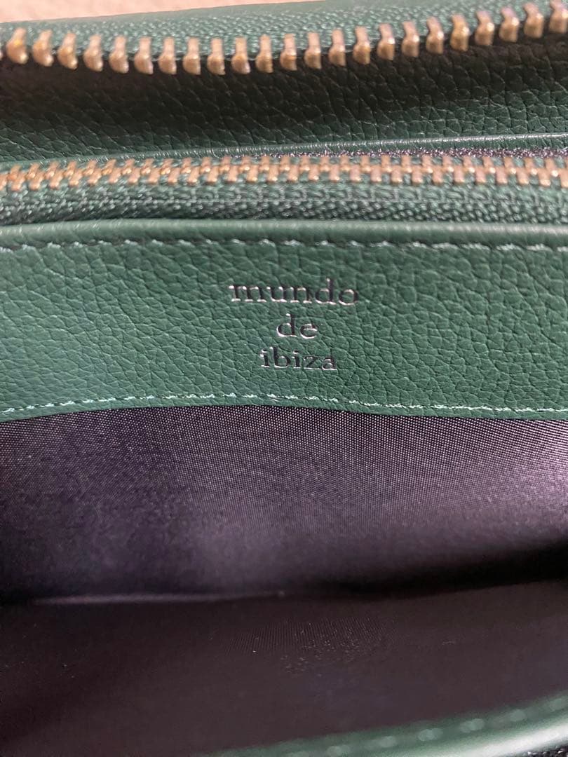 イビサ　MUNDO メッシュ長財布　ラウンドファスナー