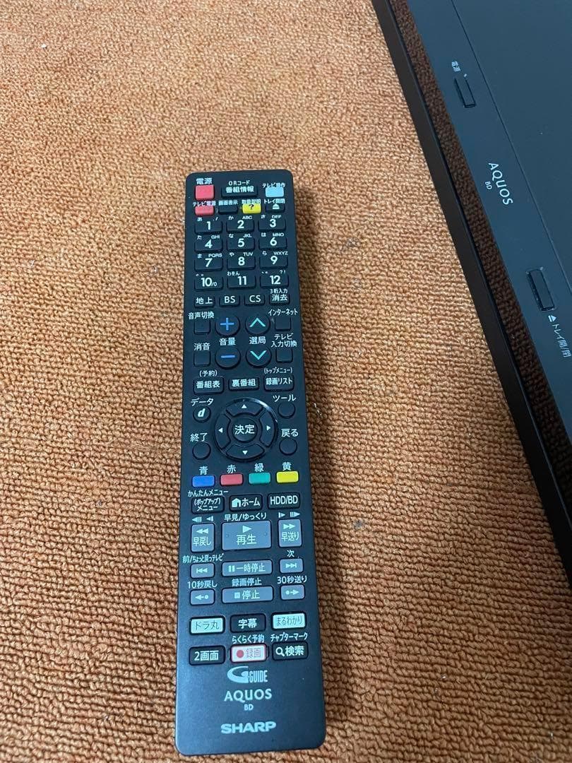 SHARP Blu-rayレコーダー ブレーレイレコーダー DVDレコーダー