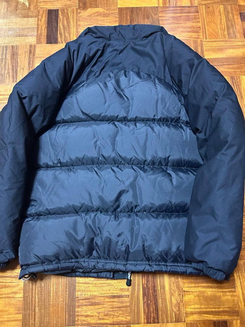 【90s当時物 ティンバーランド】サイズM刺繍ロゴダウンジャケット黒