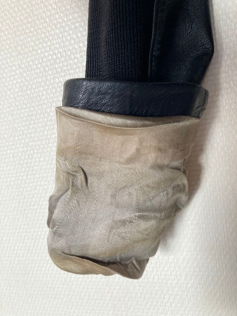 リックオウエンス　ラムレザージャケット