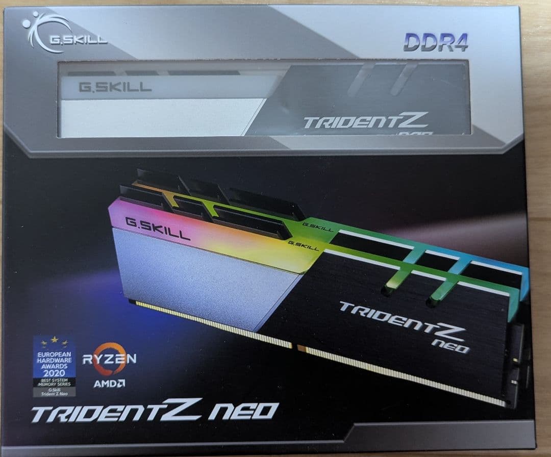 G.Skill TridentZ NeoF4-3600C16D-16GTZNC②