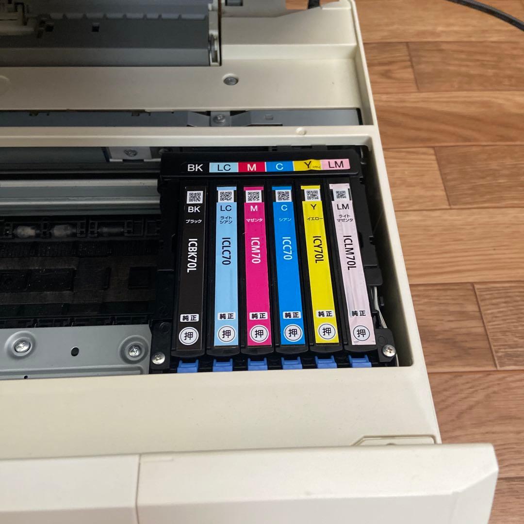 エプソンプリンターEP.706A ジャンク品➕純正インクカートリッジ7本