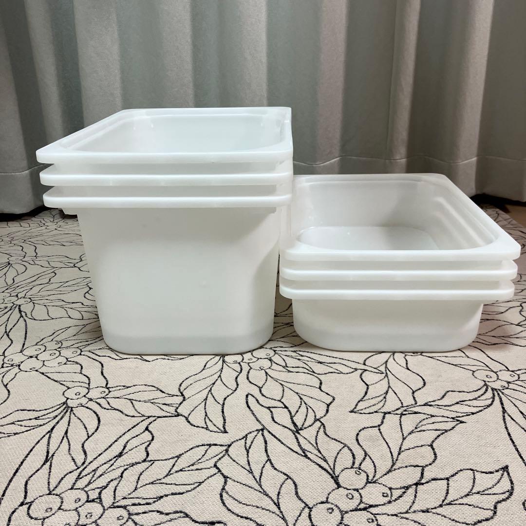 IKEA トロファスト　白　ケース付き