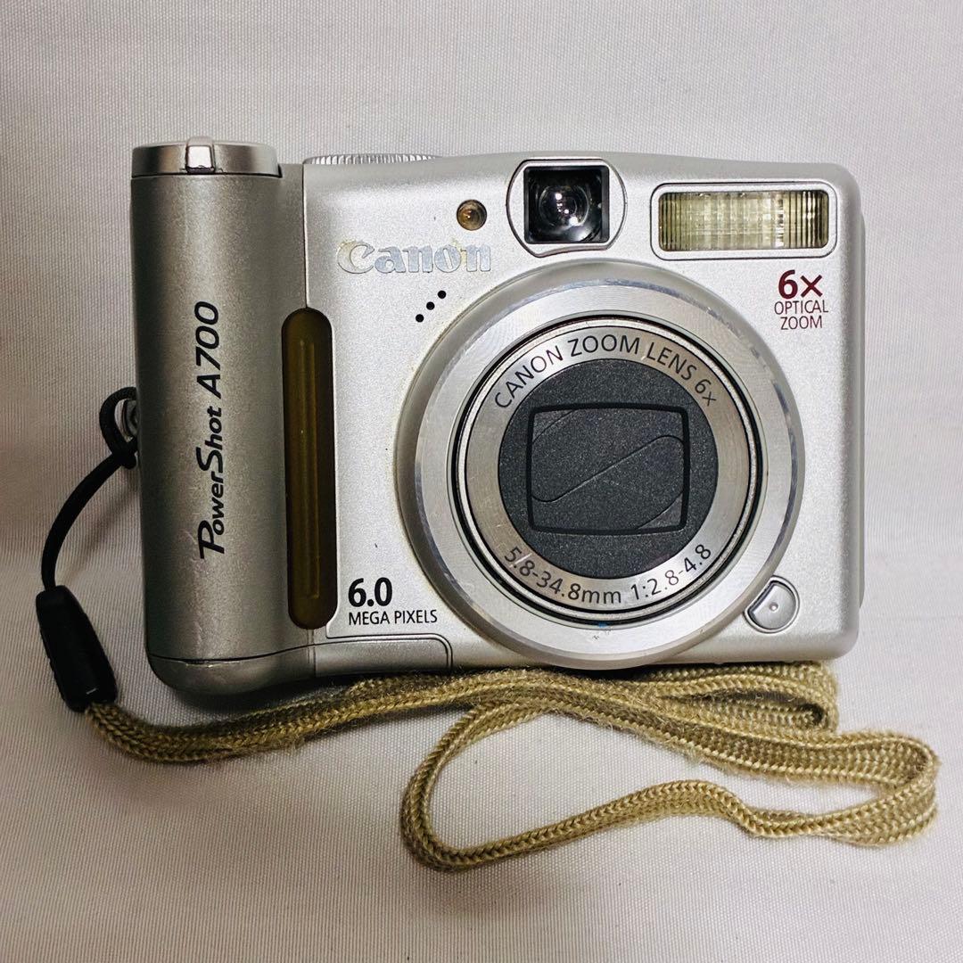 【動作確認済】Canon キャノン PowerShot A700 乾電池式
