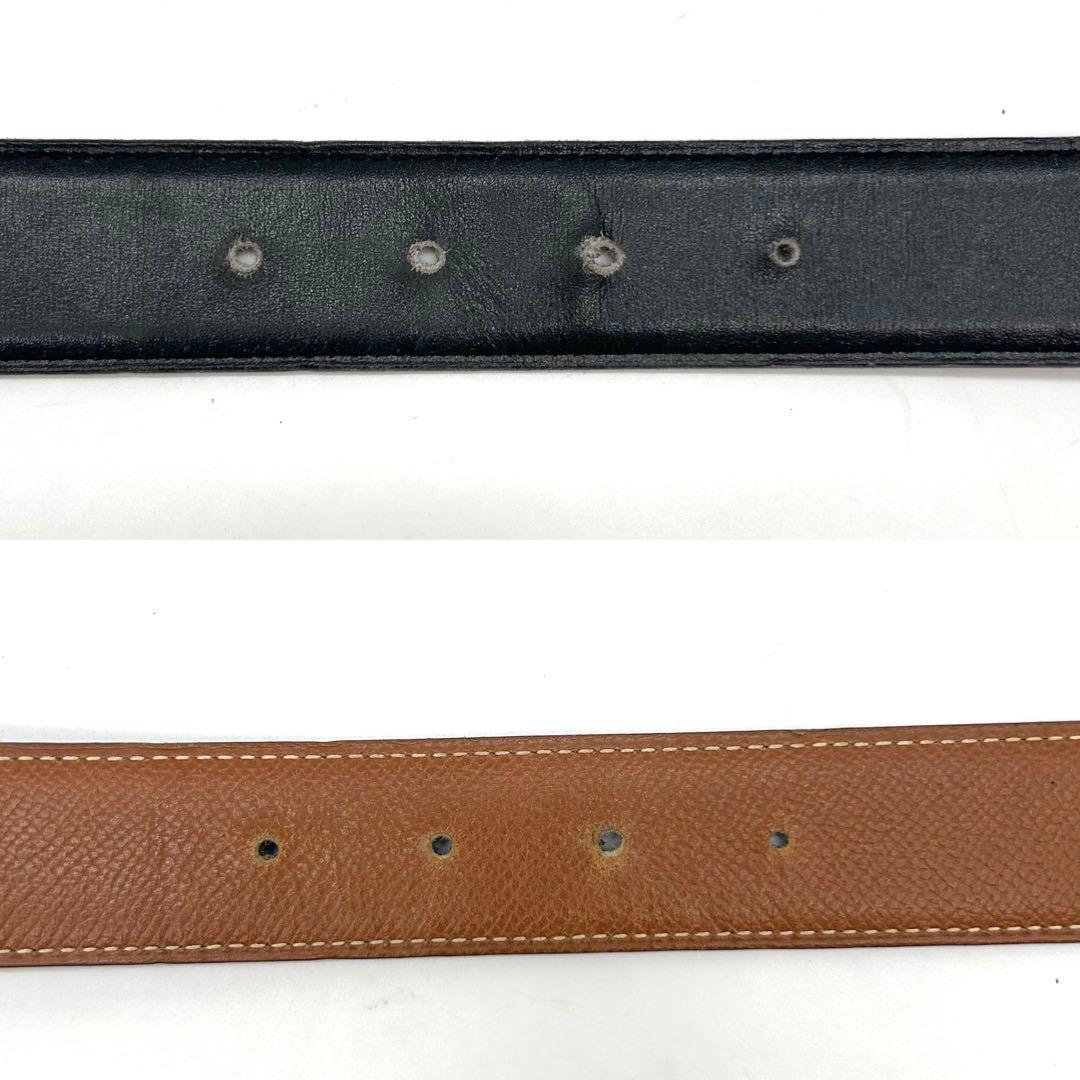 美品★エルメス ベルトバックル コンスタンス　リバーシブルベルト A刻印 65