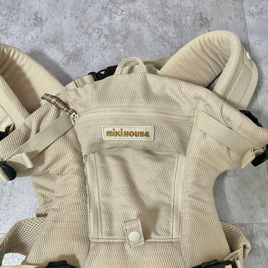 【美品】MiKiHOUSE ミキハウス ファースト ベビー キャリア 抱っこひも