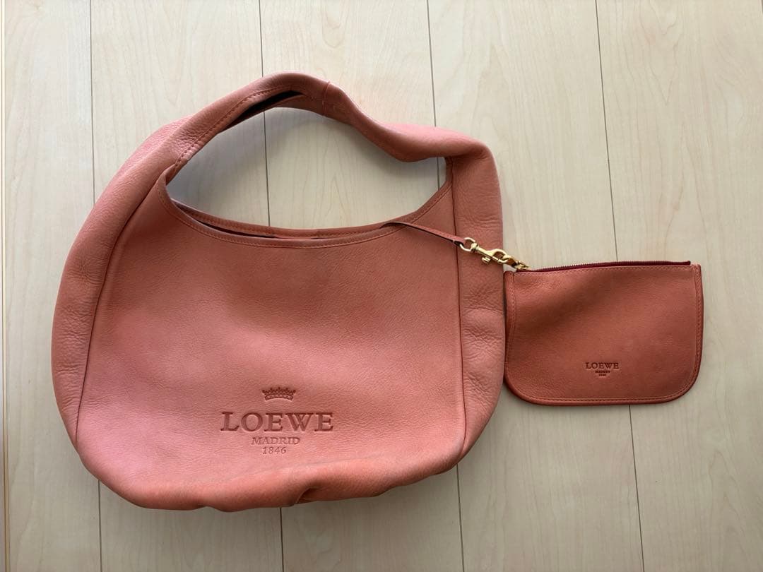 【LOEWE】ピンク　ハンドバッグ