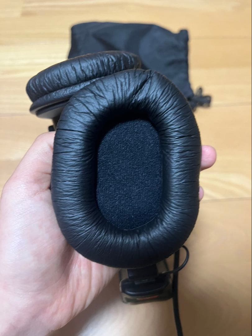 SONY ヘッドフォン コイルケーブル 収納袋付き