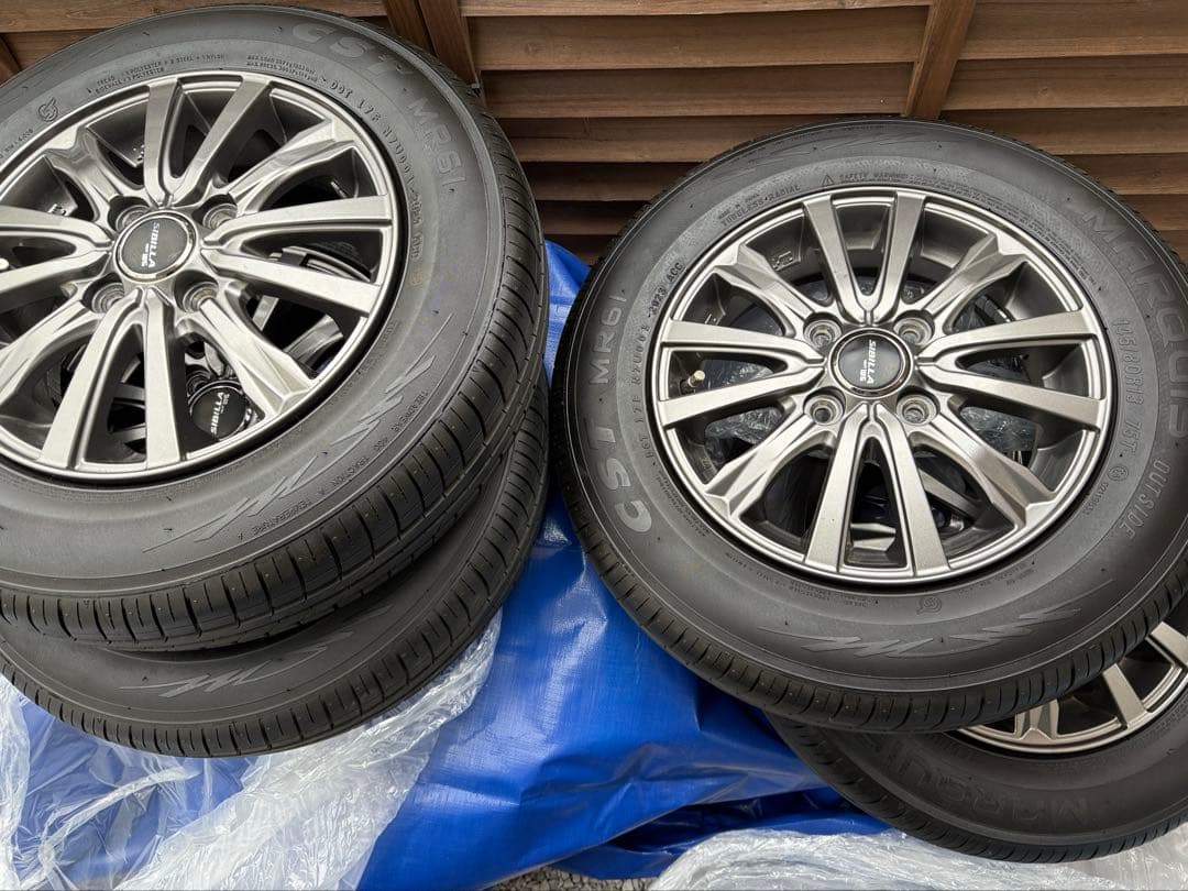 145/80R13 アルミホイール付き　4本セット