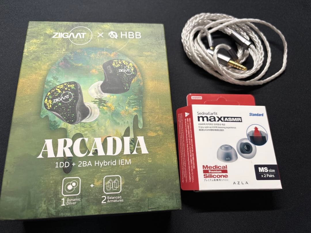 ほぼ未使用 Linsoul ZiiGaat Arcadia +ケーブル等