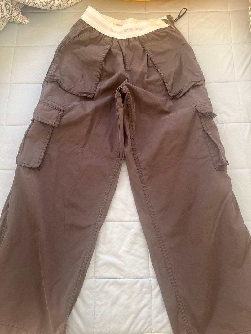 美品alexanderwang グレー カーゴパンツ レディース サイズ2