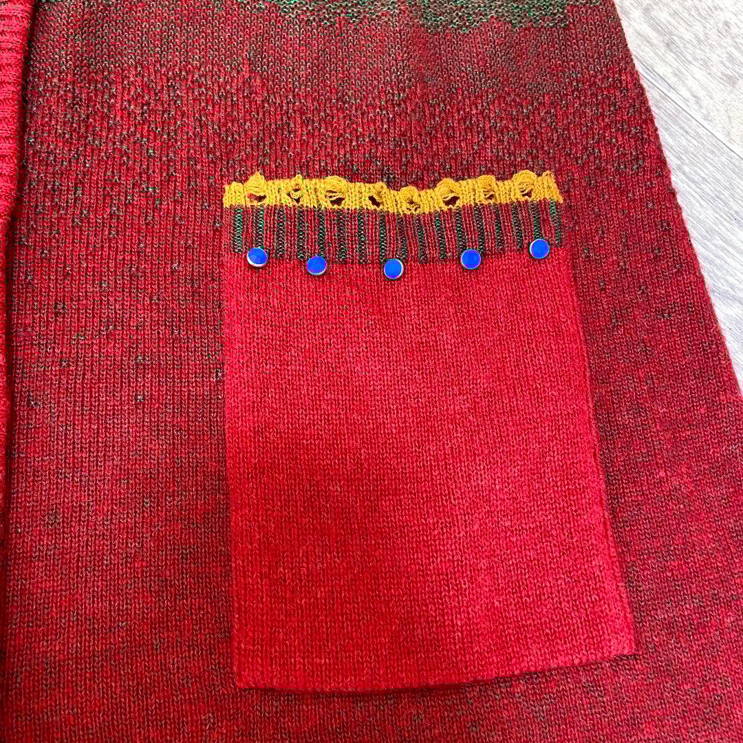 【未使用級】OLLEBORBA　アルベロベロ　ロングカーディガン　ボンボン　装飾