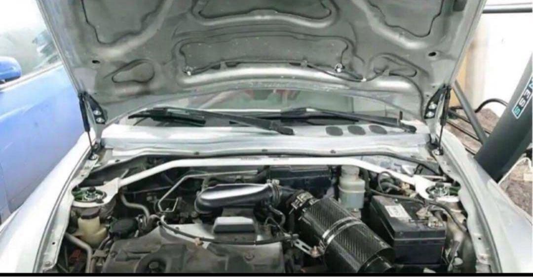 鰤*王様 再入荷1 【日本語取付マニュアル付】L880Kコペン　ボンネットダンパ