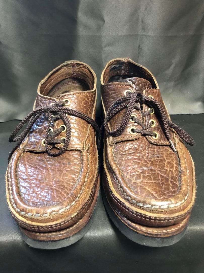 入手困難☆ラッセルモカシン　別注　オネイダ　バイソンレザー　シボ革
