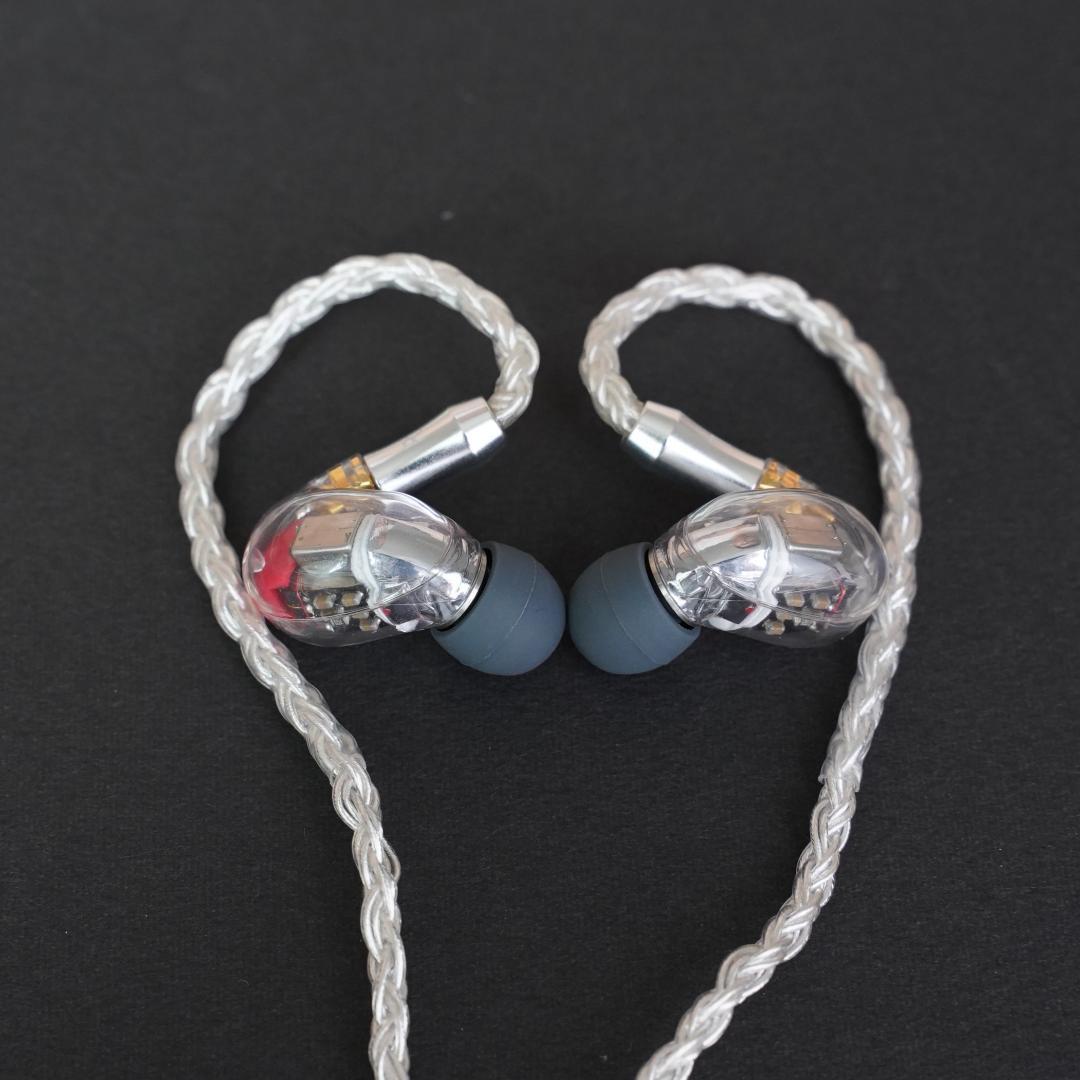 超希少!16コア 最高銀メッキOCC リケーブル mmcx/3.5mm標準プラグ