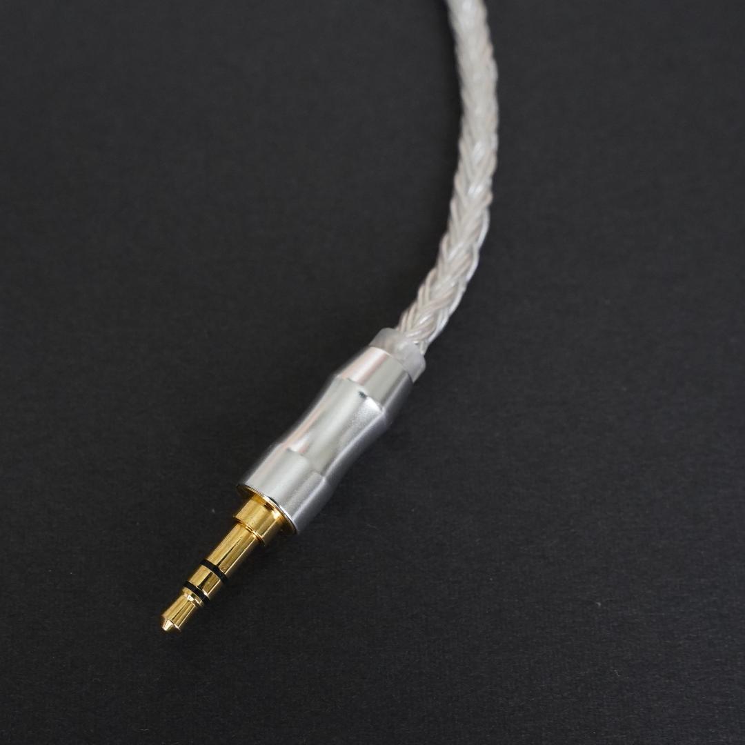 超希少!16コア 最高銀メッキOCC リケーブル mmcx/3.5mm標準プラグ