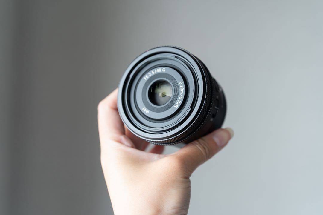 【フィルター付】SONY FE 40mm F2.5 G 単焦点レンズ