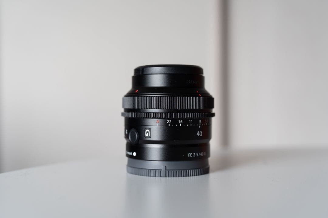 【フィルター付】SONY FE 40mm F2.5 G 単焦点レンズ