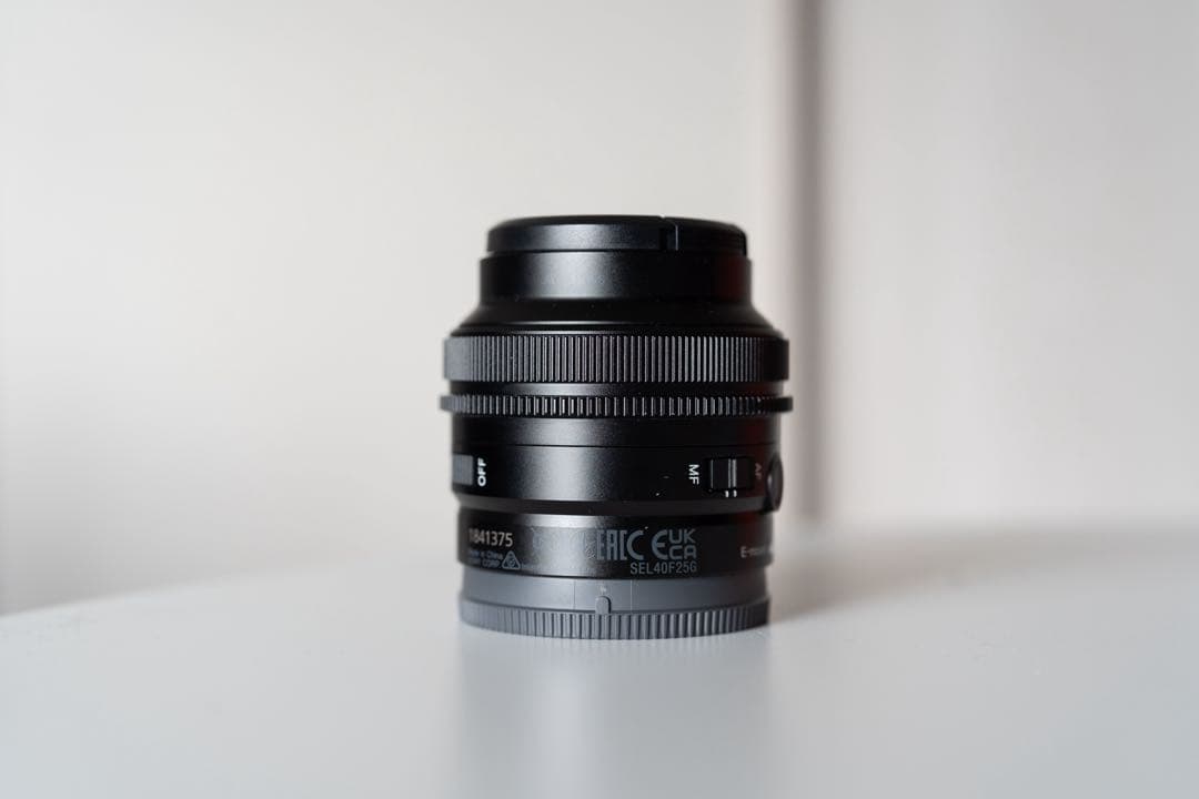 【フィルター付】SONY FE 40mm F2.5 G 単焦点レンズ