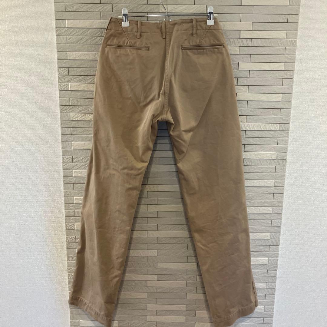 SCYE BASICS カーキ ベージュ チノパン