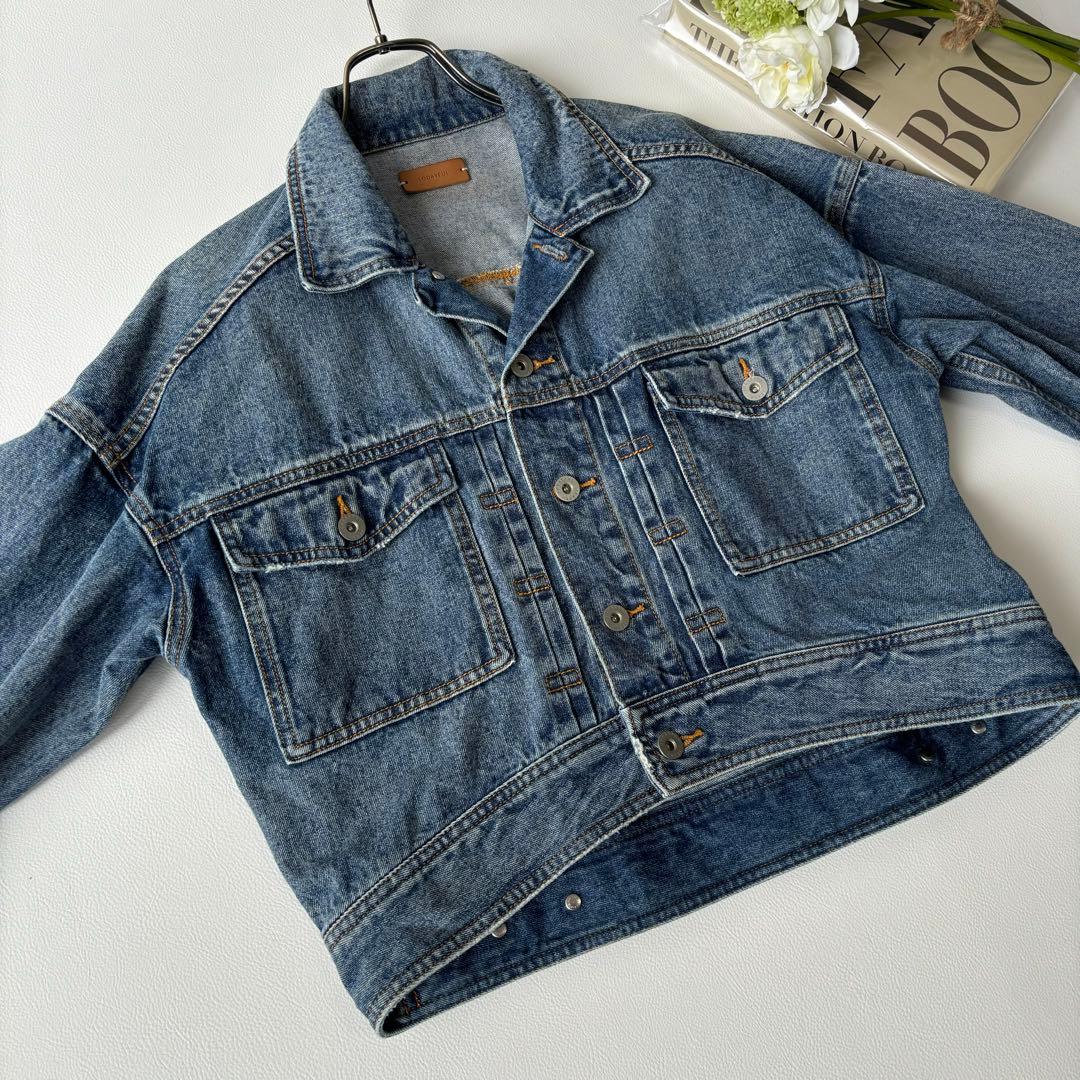 【美品】トゥディフル Cuffstrap Denim デニムジャケット バルーン