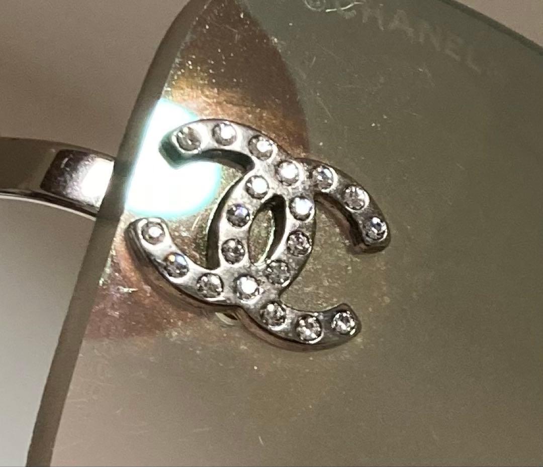 人気★シャネル★CHANEL サングラス リムレス ラインストーン ココマーク