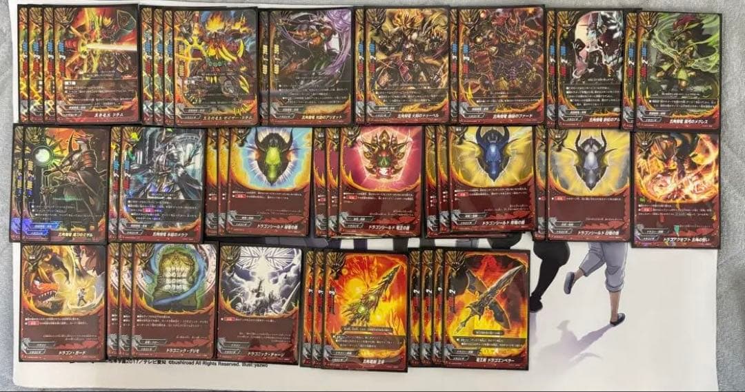 タ*ケ様 バディファイト 原作再現　五角デッキ　ドラム　ドラゴン　 超竜五角陣